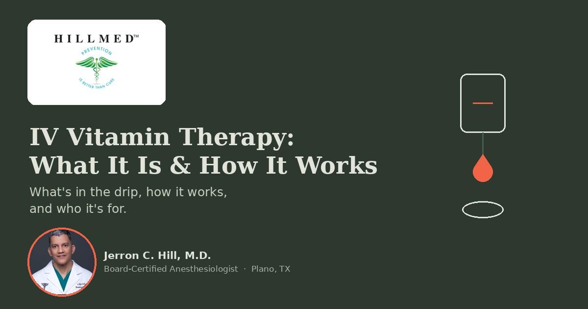 IV Vitamin Therapy: What It Is and How It Works